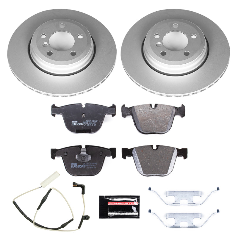 PowerStop Power Stop 02-05 BMW 745i Rear Euro-Stop Brake Kit ESK2086 ESK2086 Photo - Primary