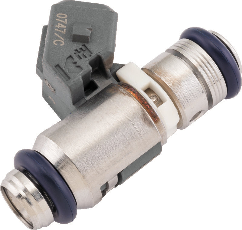 TwinPower Twin Power 01-05 Softail Dyna Fuel Injector Replaces H-D 27609-01B 08-16 Touring 4.3 g/s White Band 422630 422630 Photo - Primary