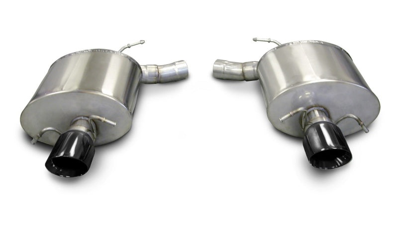 Corsa Performance 09-13 Cadillac CTS Sedan V 6.2L V8 Black Touring Axle-Back Exhaust 14940BLK Photo - Primary