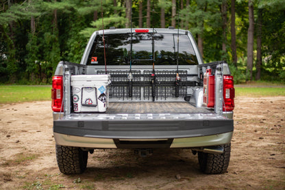 BuiltRight Industries 2017+ Ford F-250/350/450 Bulkhead Utility Rail MOLLE Kit 107024 107024 Photo - Mounted