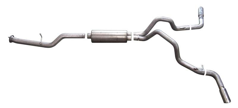 Gibson 11-19 GMC Sierra 2500 HD Denali 6.0L 3.5in/3in Cat-Back Dual Extreme Exhaust - Aluminized 5652 5652 Photo - Primary
