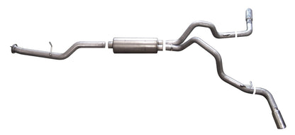 Gibson 11-19 GMC Sierra 2500 HD Denali 6.0L 3.5in/3in Cat-Back Dual Extreme Exhaust - Aluminized 5652 5652 Photo - Primary