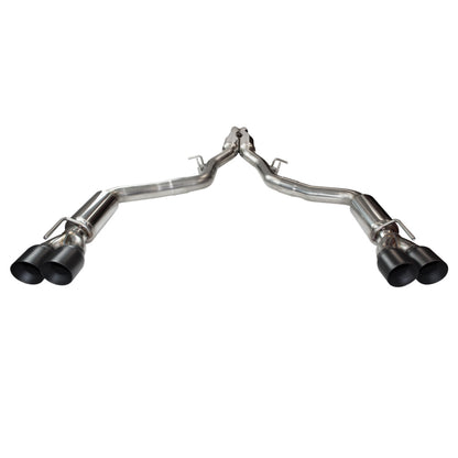 Kooks 2015+ Dodge Challenger Hellcat 3in Competition Cat-Back Exhaust 4in Black Slash Cut Tips 31634310 31634310 Photo - Unmounted