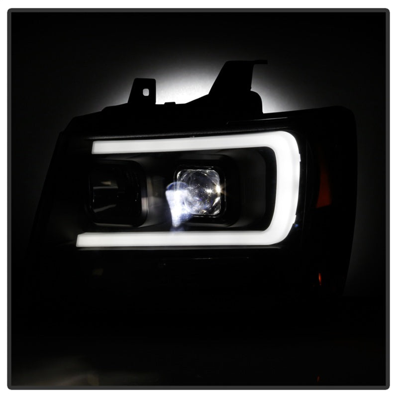 Spyder Chevy Suburban 1500/2500 07-14 Tahoe 07-14 LED Headlights Black PRO-YD-CSUB07V2PL-BK 5087515 5087515 Photo - Unmounted