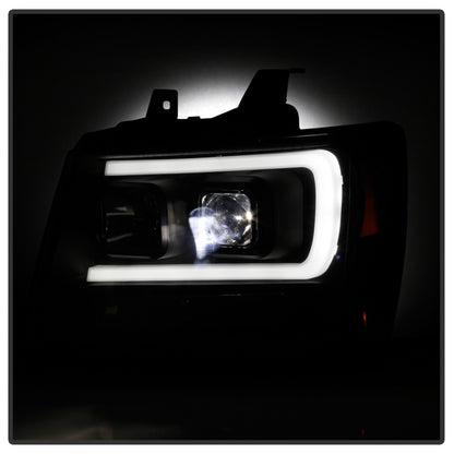 Spyder Chevy Suburban 1500/2500 07-14 Tahoe 07-14 LED Headlights Black PRO-YD-CSUB07V2PL-BK 5087515 5087515 Photo - Unmounted