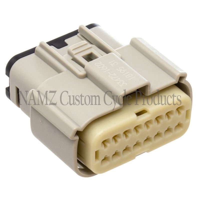 NAMZ Molex 16-Position Female Connector - Gray NM-33472-1602 NM-33472-1602 Photo - Primary