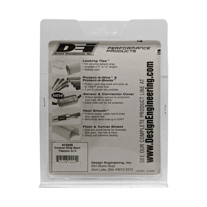 DEI Exhaust Wrap 2in x 15ft - Titanium - Black 10005 10005 Photo - Unmounted