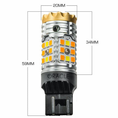ORACLE Lighting Oracle 7443-CK LED Switchback High Output Can-Bus LED Bulbs - Amber/White Switchback 5111-023 5111-023 Photo - Close Up