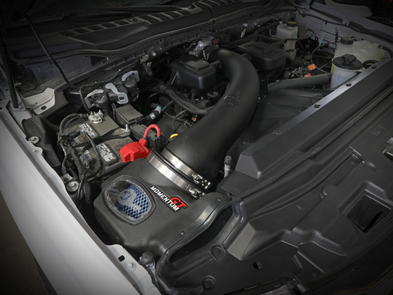 aFe Momentum GT Pro 5R Cold Air Intake System 20-21 Ford F-250/F-350 50-70069R 50-70069R Photo - Mounted