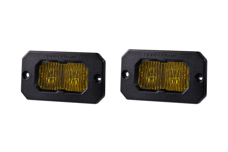 Diode Dynamics Stage Series 2 In LED Pod Sport - Yellow Fog Flush ABL (Pair) DD6425P DD6425P Photo - Primary