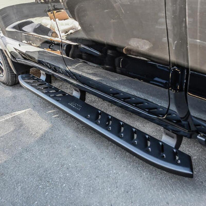 Westin 2019 Chevrolet Silverado/Sierra 1500 Crew Cab Thrasher Running Boards - Textured Black 28-81265 28-81265 Photo - Mounted