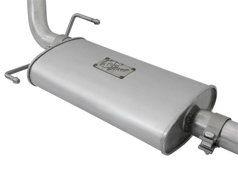 aFe Scorpion 2-1/2" Aluminized Steel CatBack Exhaust System w/Polished Tip 49-06039-P Photo - Unmounted