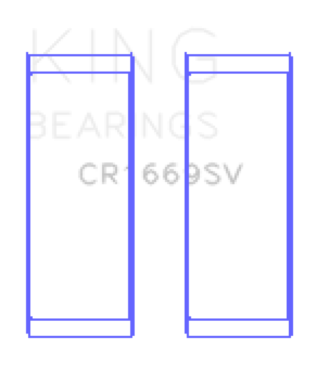 King Engine Bearings King Volkswagen AZV/CFAC/AWX (Size +0.25mm) Connecting Rod Bearing Set CR1669SV0.25 CR1669SV0.25 Photo - Primary