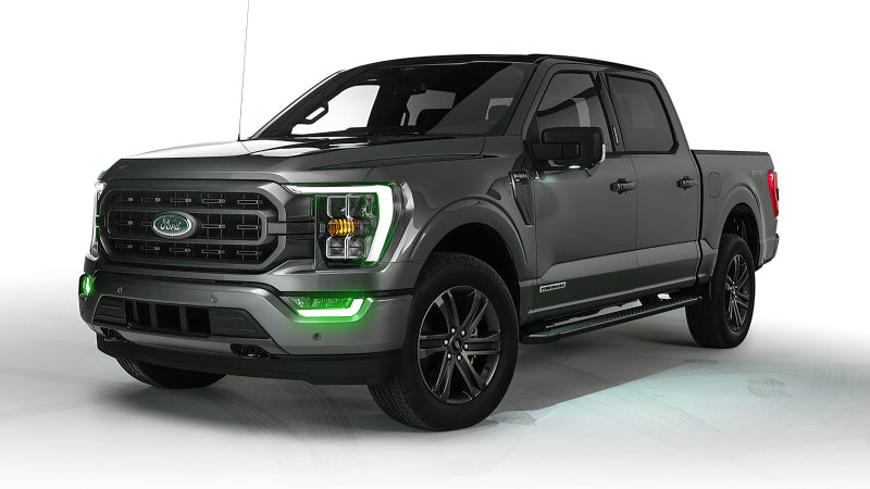 ORACLE Lighting Oracle 21-22 Ford F-150 ColorSHIFT RGB+W Fog Light DRL Upgrade Kit w/ No Controller 1462-334 1462-334 Photo - Mounted