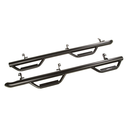 Rugged Ridge Spartan Nerf Bar Kit, Textured Black; 18-18 Jeep Wrangler JLU, 4 Door 11596.04 Photo - Primary