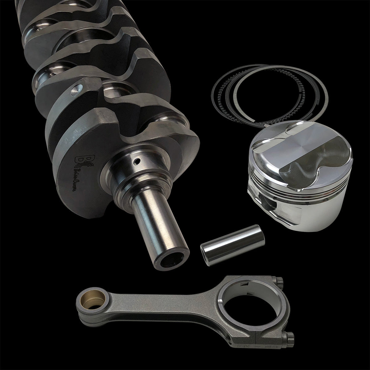 Brian Crower Honda K24 Stroker Kit - 102mm Stroke/LightWeight Rods (5.985"/B18A Journal) BC0048