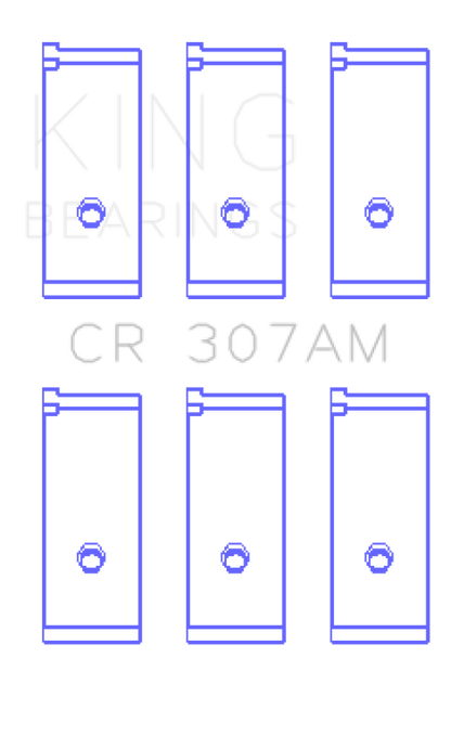 King Engine Bearings Suzuki G-10 (Size +0.75mm) Connecting Rod Bearing Set CR307AM0.75 CR307AM0.75 Photo - Primary