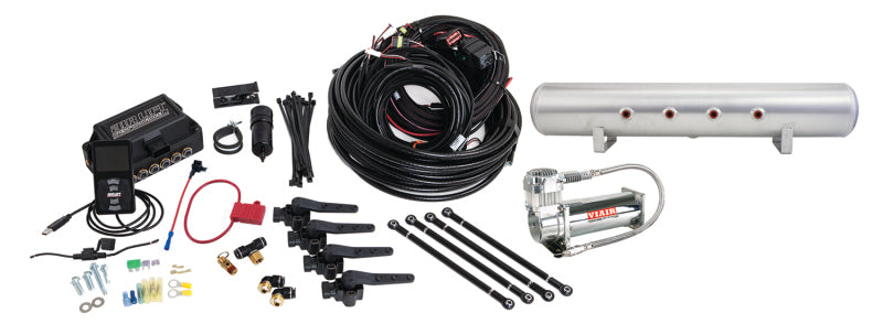 AIRLIFT 3H (3/8"Air Line,5 Gallon Lightweight Raw Alum.Tank,VIAIR 444C Comp.) 27698 Photo - Primary