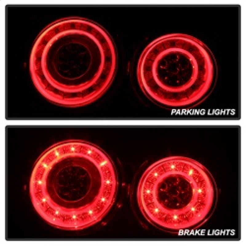 Spyder 09-15 Nissan GTR LED Tail Lights Red Clear ALT-YD-NGTR09-LED-RC 5082008 5082008 Photo - Unmounted