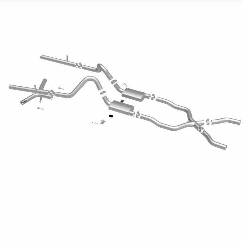 MagnaFlow Chevrolet Bel Air Street Series Crossmember-Back Performance Exhaust System 16596 360 Degree Image Set