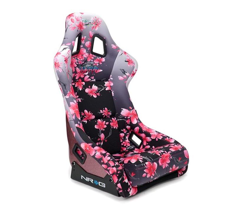 NRG FRP Bucket Seat PRISMA Japanese Cherry Blossom Edition W/ Pink Pearlized Back - Medium FRP-303-SAKURA FRP-303-SAKURA User 1