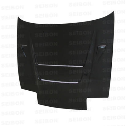 Seibon 89-94 Nissan 180SX/240SX Carbon Fiber Hood HD8994NS240-DVII Photo - Primary