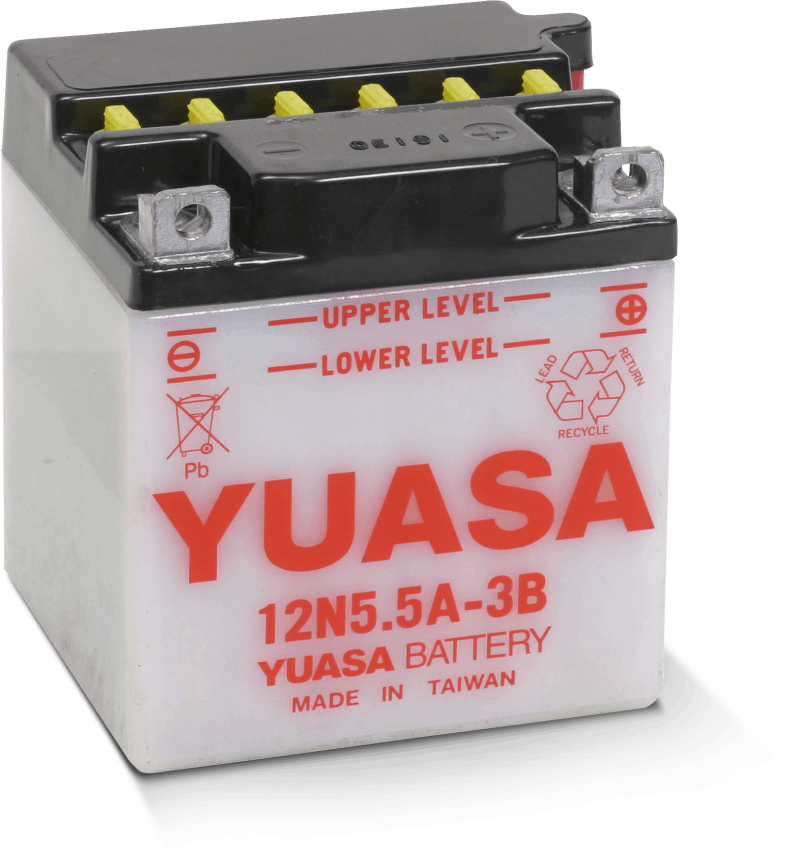 Yuasa Battery Yuasa 12N5.5A-3B Conventional 12 Volt Battery YUAM22A5B