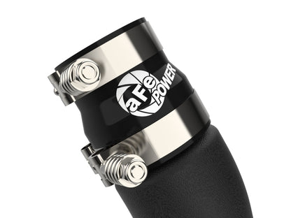 aFe 16-19 RAM 1500 V6 3.0L (TD) BladeRunner 3in Aluminum Hot Charge Pipe - Black 46-20498-B 46-20498-B Photo - Close Up