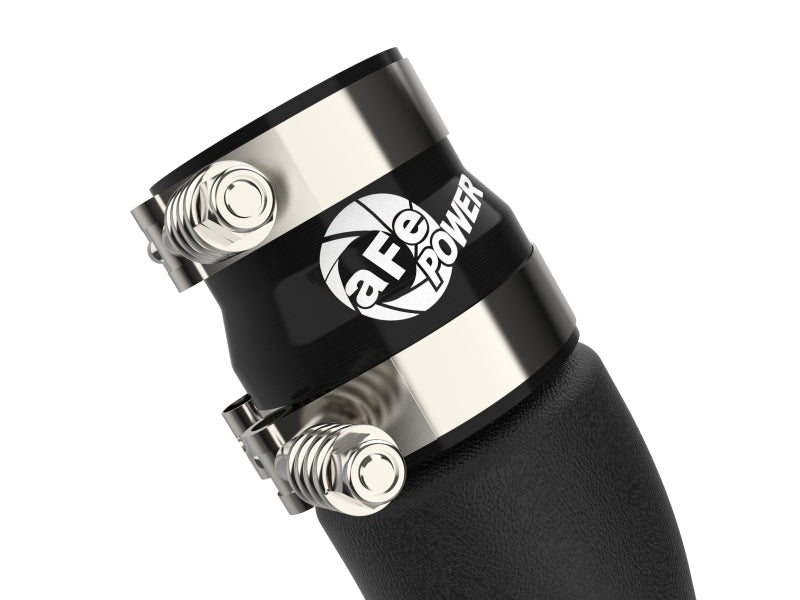 aFe 16-19 RAM 1500 V6 3.0L (TD) BladeRunner 3in Aluminum Hot Charge Pipe - Black 46-20498-B 46-20498-B Photo - Close Up