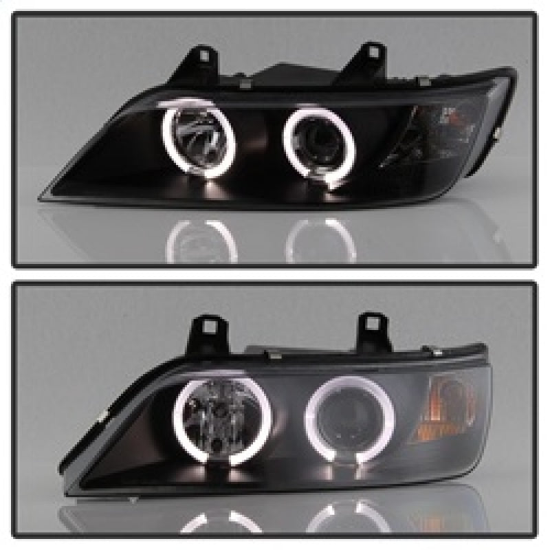 Spyder BMW Z3 96-02 Projector Headlights LED Halo Black High H1 Low H1 PRO-YD-BMWZ396-HL-BK 5009081 5009081 Photo - Unmounted
