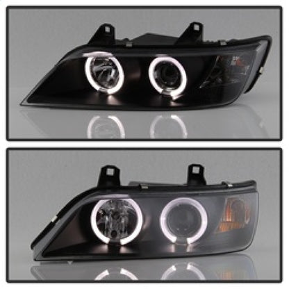 Spyder BMW Z3 96-02 Projector Headlights LED Halo Black High H1 Low H1 PRO-YD-BMWZ396-HL-BK 5009081 5009081 Photo - Unmounted