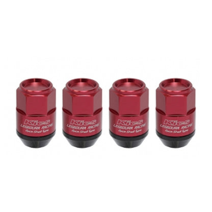 Project Kics Leggdura Racing Shell Type Lug Nut 35Mm Closed-End Look 16 Pcs + 4 Locks 12X1.25 Red WCL3513R WCL3513R User 1