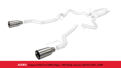 Corsa Performance Corsa 2017 Ford F-150 Raptor 3in Inlet / 5in Outlet Satin Polished Tip 14051 Photo - Primary