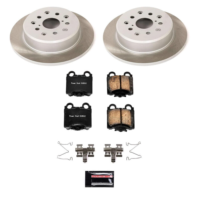 PowerStop Power Stop 02-10 Lexus SC430 Rear Semi-Coated Rotor Kit SC1149 SC1149 Photo - Primary