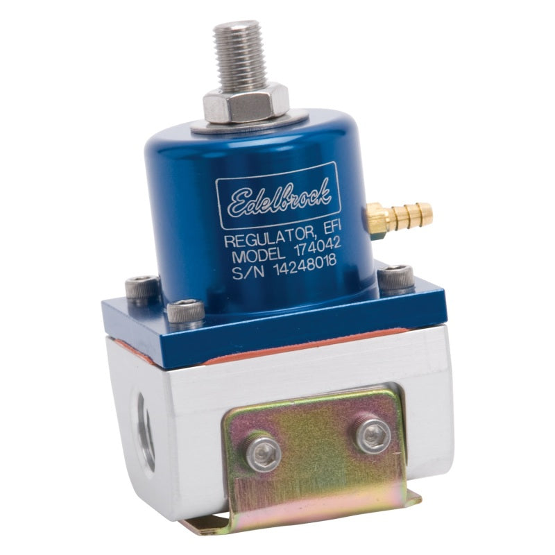 Edelbrock Fuel Pressure Regulator,EFI,180 GPH,35-90 PSI,-6 In/Out,-6 Return 174042 Photo - Unmounted
