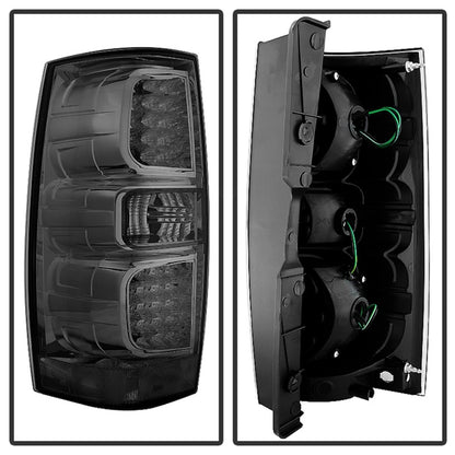 SPYDER Xtune Chevy Suburban/GMC Yukon/Yukon Denali 07-14 LED Tail Lights Smoked ALT-JH-CSUB07-LED-G2-SM 9033933 9033933 Photo - Unmounted