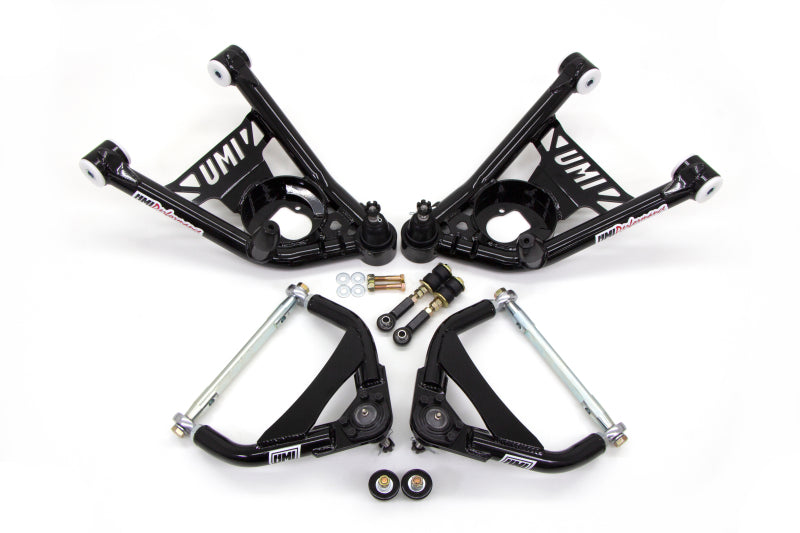 UMI Performance 64-72 GM A-Body Tubular Upper & Lower Front A-Arm Kit- Delrin Bushings 403256-3-B 403256-3-B Photo - Primary