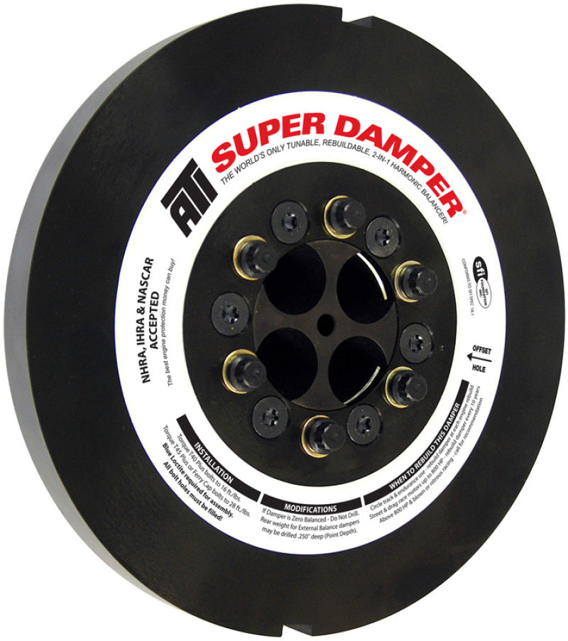 ATI Damper - 9.25in - Steel - 8 Grv - Cummins 6BT - 5.9L - 92-98 - 2 Timing Slots - 3 Ring - Diesel ATI917373 ATI917373 Photo - Primary