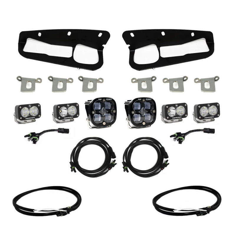 Baja Designs 2021+ Ford Bronco Clear SAE Fog Pocket Kit w/Upfitter 447761UP 447761UP User 1