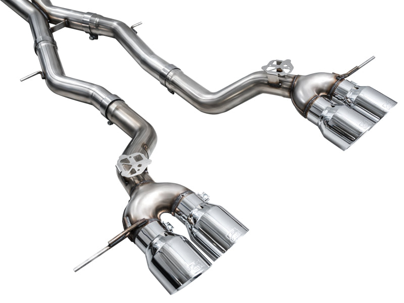 AWE Tuning 23-24 BMW G87 M2 Track Edition Exhaust - Chrome Silver Tips 3020-42487 3020-42487 Photo - out of package