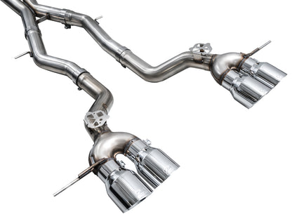 AWE Tuning 23-24 BMW G87 M2 Track Edition Exhaust - Chrome Silver Tips 3020-42487 3020-42487 Photo - out of package
