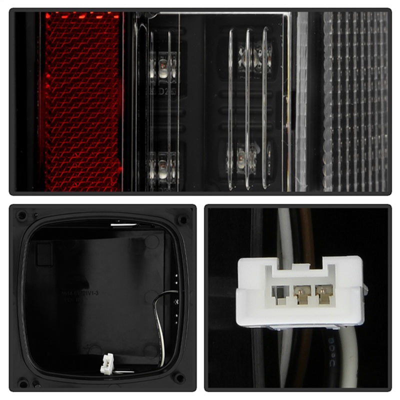 SPYDER 21-23 Ford F150 (Halogen w/ Blind Spot) Full LED Tail Lights - Black (ALT-YD-FF15021HALBS-BK) 5088789 5088789 Photo - Unmounted