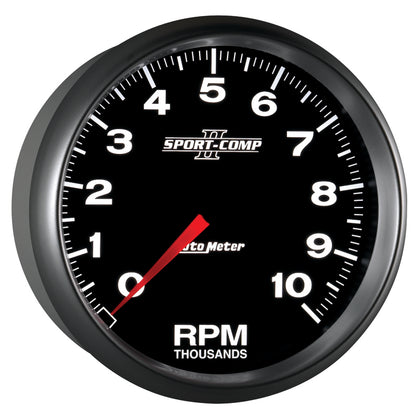 Autometer Gauge, Tachometer, 5", 10k RPM, In-Dash, Sport-Comp II 3698 User 6