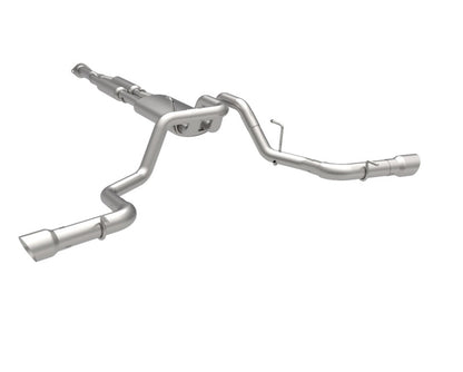 Kooks Headers Kooks 2021+ Ford F150 2.7/3.5/5.0L 3in Dual Cat-Back Side Exit Exhaust w/Polished Tips 13704230 13704230 Photo - Unmounted