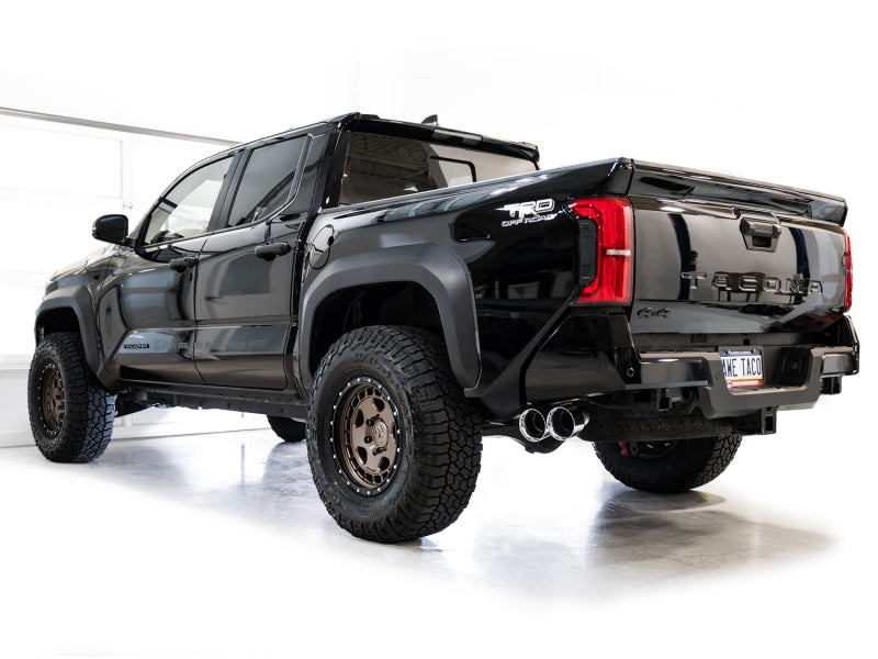 AWE Tuning AWE Exhaust for 4th Gen Toyota Tacoma Dual Chrome Silver Tips 3015-32254 3015-32254 Photo - Mounted
