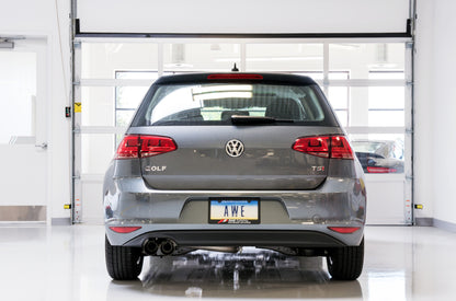 AWE Tuning VW MK7 Golf 1.8T Track Edition Exhaust w/Diamond Black Tips (90mm) 3020-23022 3020-23022 Photo - Mounted