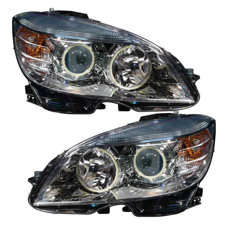 ORACLE Lighting Oracle 08-11 Mercedes Benz C-Class Pre-Assembled Headlights Chrome Housing ColorSHIFT w/o Controller 7115-334 7115-334 Photo - lifestyle view