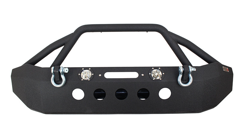 Fishbone Offroad 07-18 Jeep Wrangler Front Winch Bumper W/LEDs Full Width - Blk Texured Powdercoated FB22003 FB22003 User 1
