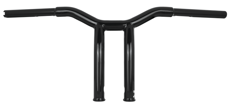 Burly Brand Dominator Raked Bar 10in - Gloss Black B12-6051B