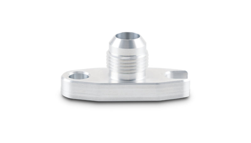 Vibrant 2.00in Bolt Hole -10AN Male Flare Aluminum Oil Drain Flange w/Crowfoot 28491 28491 Photo - Primary